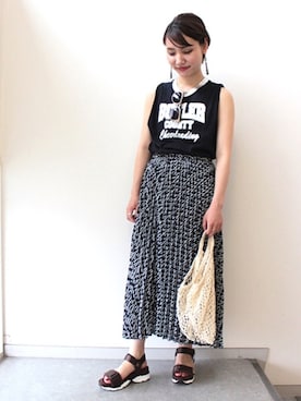 「JELLY BEANS（ジェリービーンズ）のアイテム」を使った、JELLYBEANSさん（レディース・158cm）の春コーディネート