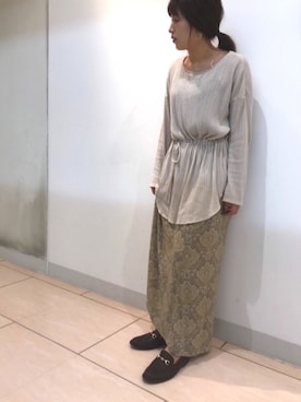 「ブラウンコーデ」｜「アイテム（レインシューズ）」を使った、JELLYBEANSさん（レディース・158cm）の秋コーディネート