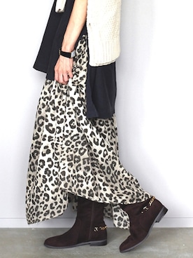 「FRAMeWORK（フレームワーク）のアイテム（スカート）」を使った、JELLYBEANSさん（レディース・162cm）の秋コーディネート