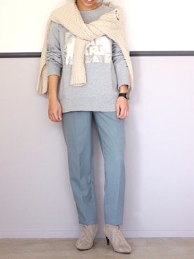 「白ブーツ」｜JELLYBEANSさん（レディース・153cm）の秋コーディネート