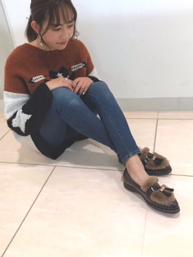 「厚底」｜JELLYBEANSさん（レディース・158cm）の冬コーディネート