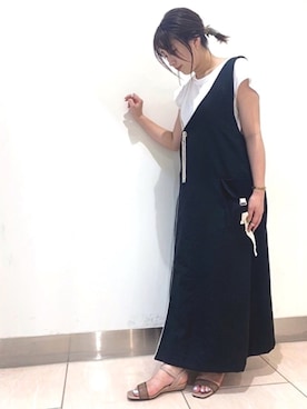 「JELLY BEANS（ジェリービーンズ）のアイテム」を使った、JELLYBEANSさん（レディース・158cm）の夏コーディネート