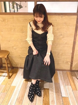 「JELLY BEANS（ジェリービーンズ）のアイテム」を使った、JELLYBEANSさん（レディース・158cm）の秋コーディネート