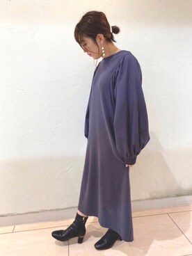 「くすみカラー」｜JELLYBEANSさん（レディース・158cm）の秋コーディネート