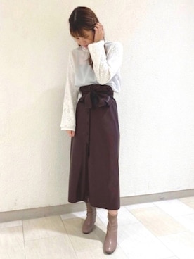 「JELLY BEANS（ジェリービーンズ）のアイテム」を使った、JELLYBEANSさん（レディース・158cm）の秋コーディネート