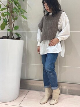 「JELLY BEANS（ジェリービーンズ）のアイテム」を使った、JELLYBEANSさん（レディース・158cm）の冬コーディネート