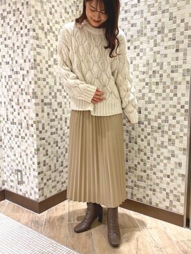 「JELLY BEANS（ジェリービーンズ）のアイテム」を使った、JELLYBEANSさん（レディース・158cm）の冬コーディネート