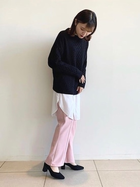 「JELLY BEANS（ジェリービーンズ）のアイテム」を使った、JELLYBEANSさん（レディース・158cm）の冬コーディネート