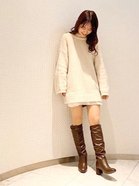 「JELLY BEANS（ジェリービーンズ）のアイテム」を使った、JELLYBEANSさん（レディース・158cm）の冬コーディネート