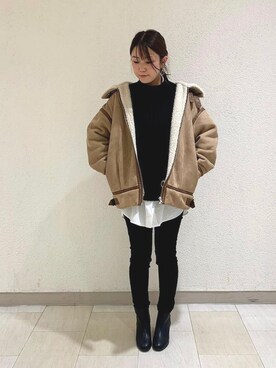 「JELLY BEANS（ジェリービーンズ）のアイテム」を使った、JELLYBEANSさん（レディース・158cm）の冬コーディネート