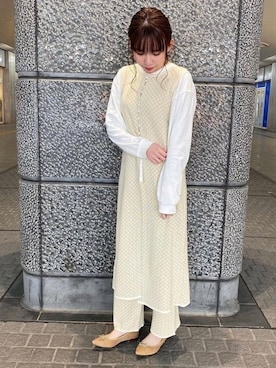 「JELLY BEANS（ジェリービーンズ）のアイテム（バレエシューズ）」を使った、JELLYBEANSさん（レディース・158cm）の冬コーディネート