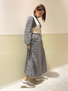 「厚底」｜JELLYBEANSさん（レディース・158cm）の冬コーディネート