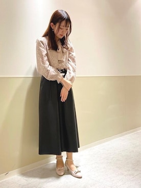 「JELLY BEANS（ジェリービーンズ）のアイテム（パンプス）」を使った、JELLYBEANSさん（レディース・158cm）の春コーディネート