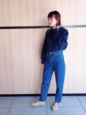 「JELLY BEANS（ジェリービーンズ）のアイテム」を使った、JELLYBEANSさん（レディース・153cm）の春コーディネート