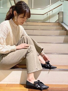 「JELLY BEANS（ジェリービーンズ）のアイテム」を使った、JELLYBEANSさん（レディース・158cm）の春コーディネート