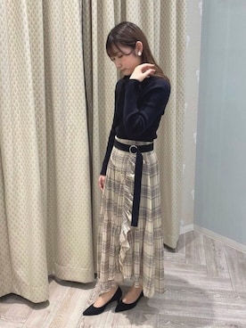 「JELLY BEANS（ジェリービーンズ）のアイテム」を使った、JELLYBEANSさん（レディース・158cm）の春コーディネート