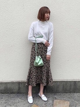 「チェーン」｜JELLYBEANSさん（レディース・158cm）の冬コーディネート