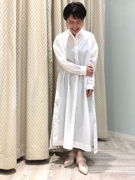 「シャツワンピ」｜JELLYBEANSさん（レディース・158cm）の春コーディネート