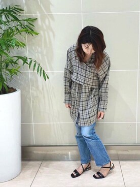 「JELLY BEANS（ジェリービーンズ）のアイテム」を使った、JELLYBEANSさん（レディース・158cm）の春コーディネート