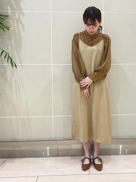「JELLY BEANS（ジェリービーンズ）のアイテム（サンダル）」を使った、JELLYBEANSさん（レディース・158cm）の春コーディネート