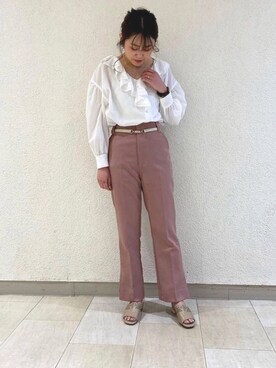 「JELLY BEANS（ジェリービーンズ）のアイテム」を使った、JELLYBEANSさん（レディース・158cm）の春コーディネート