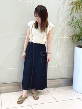 「JELLY BEANS（ジェリービーンズ）のアイテム」を使った、JELLYBEANSさん（レディース・158cm）の春コーディネート