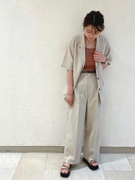 「JELLY BEANS（ジェリービーンズ）のアイテム」を使った、JELLYBEANSさん（レディース・158cm）の夏コーディネート