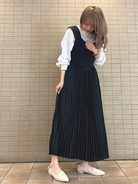 「JELLY BEANS（ジェリービーンズ）のアイテム（パンプス）」を使った、JELLYBEANSさん（レディース・158cm）の夏コーディネート