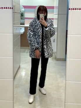 「BUBBLES（バブルス）のアイテム（ジャケット/アウター）」を使った、ユリアさん（レディース・163cm）の冬コーディネート