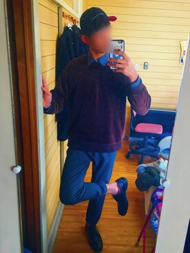 あまかんさん（メンズ・179cm）の冬コーディネート