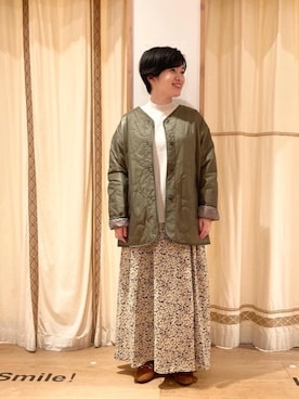 「ALBEROLA（アルベローラ）のアイテム」を使った、coenのださん（レディース・153cm）の秋コーディネート