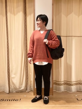 「the case（ザケース）のアイテム」を使った、coenのださん（レディース・153cm）の秋コーディネート