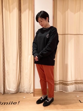 「ALBEROLA（アルベローラ）のアイテム」を使った、coenのださん（レディース・153cm）の秋コーディネート