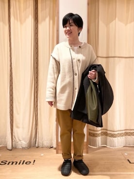 「GERRY（ジェリー）のアイテム」を使った、coenのださん（レディース・153cm）の冬コーディネート