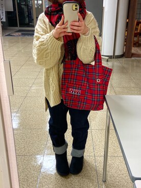 asukaさん（レディース・145cm）の冬コーディネート