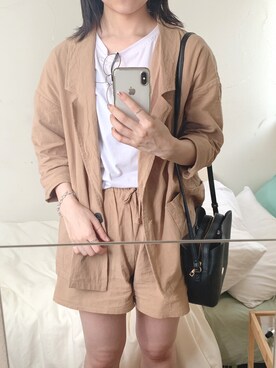 「DW（ディーダブリュー）のアイテム」を使った、ｊｕｎさん（レディース・151cm）の夏コーディネート