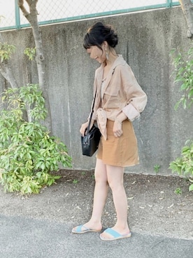 「oneway glamorous（ワンウェイグラマラス）のアイテム」を使った、ｊｕｎさん（レディース・151cm）の秋コーディネート