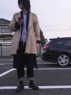 マッサンさん（メンズ・180cm）の冬コーディネート