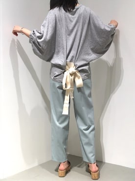 「コルクヒール」｜renapinmaruさん（レディース・162cm）の春コーディネート