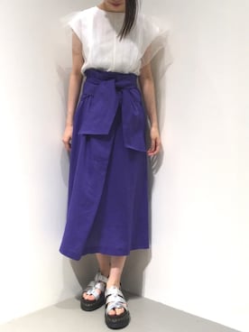 renapinmaruさん（レディース・162cm）の夏コーディネート