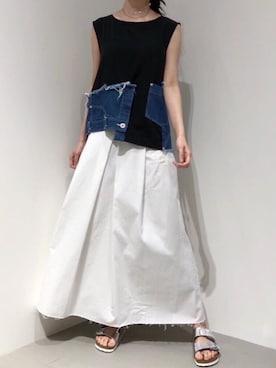 「AULA」｜renapinmaruさん（レディース・162cm）の夏コーディネート