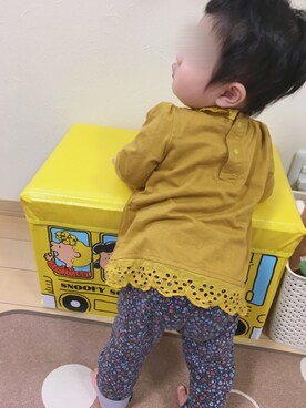 「9ヶ月」｜「アイテム（パンツ）」を使った、oto♪さん（キッズ・70cm）の秋コーディネート