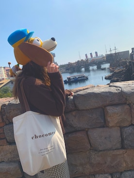 「chocomee（チョコミー）のアイテム（スカート）」を使った、유 키さん（レディース・164cm）の夏コーディネート