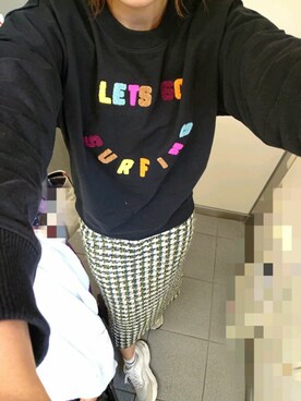 「SCOTCH&SODA（スコッチアンドソーダ）のアイテム」を使った、RMiiiさん（レディース・162cm）の春コーディネート