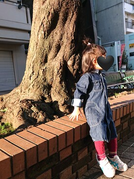 「breezのアイテム（ワンピース/ドレス、ブルー系）」を使った、RMiiiさんの春コーディネート