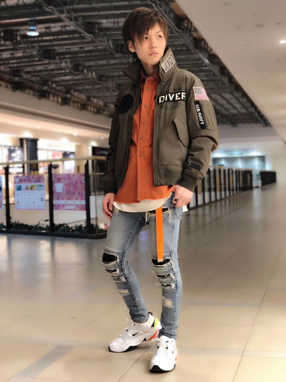 AVIREX US NAVY ダイバー ミリタリージャケット AVIREX US NAVY ダイバー ミリタリージャケット - メルカリ