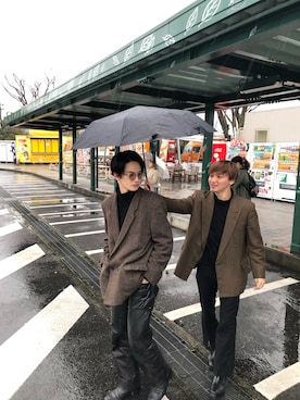 「FLORSHEIM（フローシャイム）のアイテム（ブーツ）」を使った、ヤノさん（メンズ・173cm）の春コーディネート