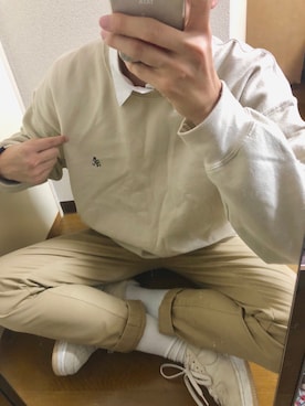 「Chaos（カオス）のアイテム（トップス）」を使った、LEOさん（メンズ・182cm）の秋コーディネート