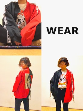 「アイテム（Tシャツ/カットソー）」を使った、NoNさん（レディース・154cm）の秋コーディネート