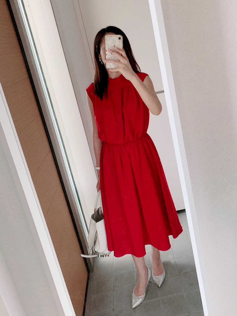 allureville アルアバイル ポリエステルシフォンギャザーワンピース アルアバイル allureville ポリエステルシフォンギャザー
